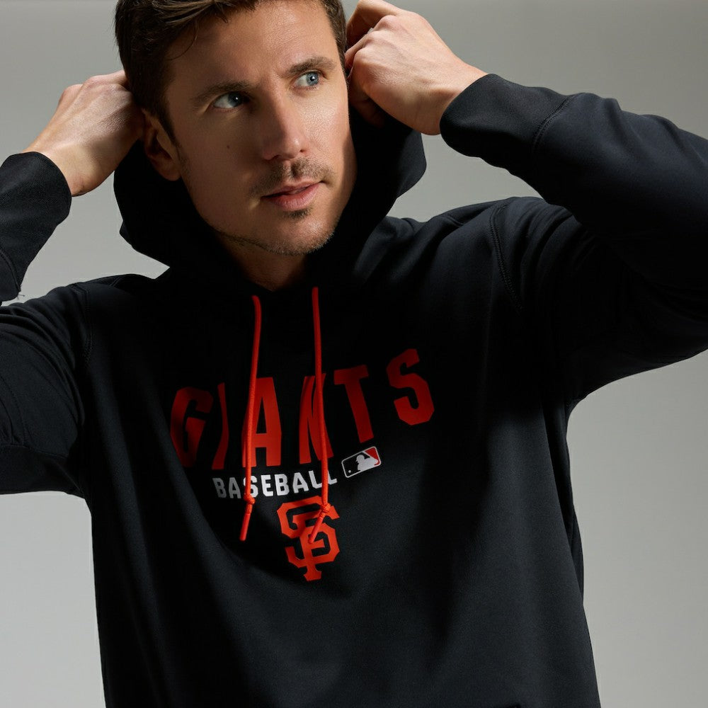 San Francisco Giants Authentic Collection Therma-FIT Hoodie - Black | Nike