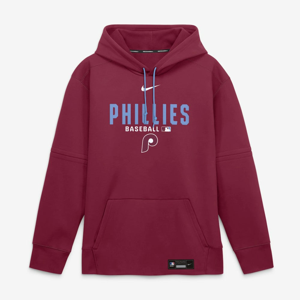 Philadelphia Phillies Authentic Collection Therma-FIT Hoodie - Burgundy | Nike