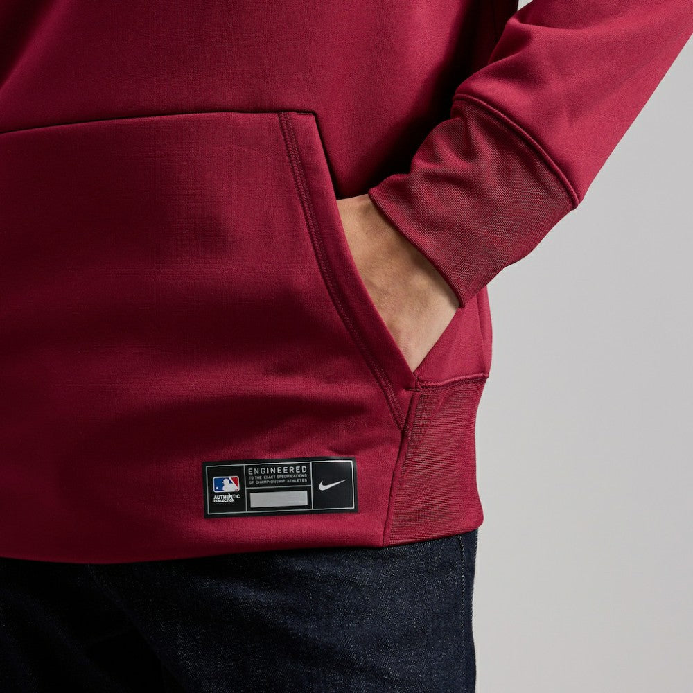 Philadelphia Phillies Authentic Collection Therma-FIT Hoodie - Burgundy | Nike