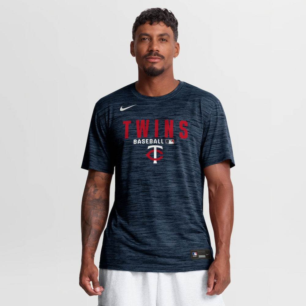 Minnesota Twins Authentic Collection Velocity Dri-FIT T-Shirt - Navy | Nike