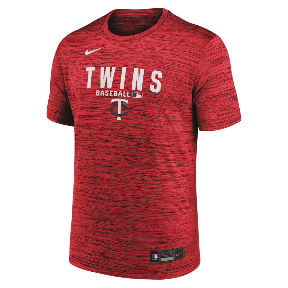 Minnesota Twins Authentic Collection Velocity Dri-FIT T-Shirt - Red | Nike