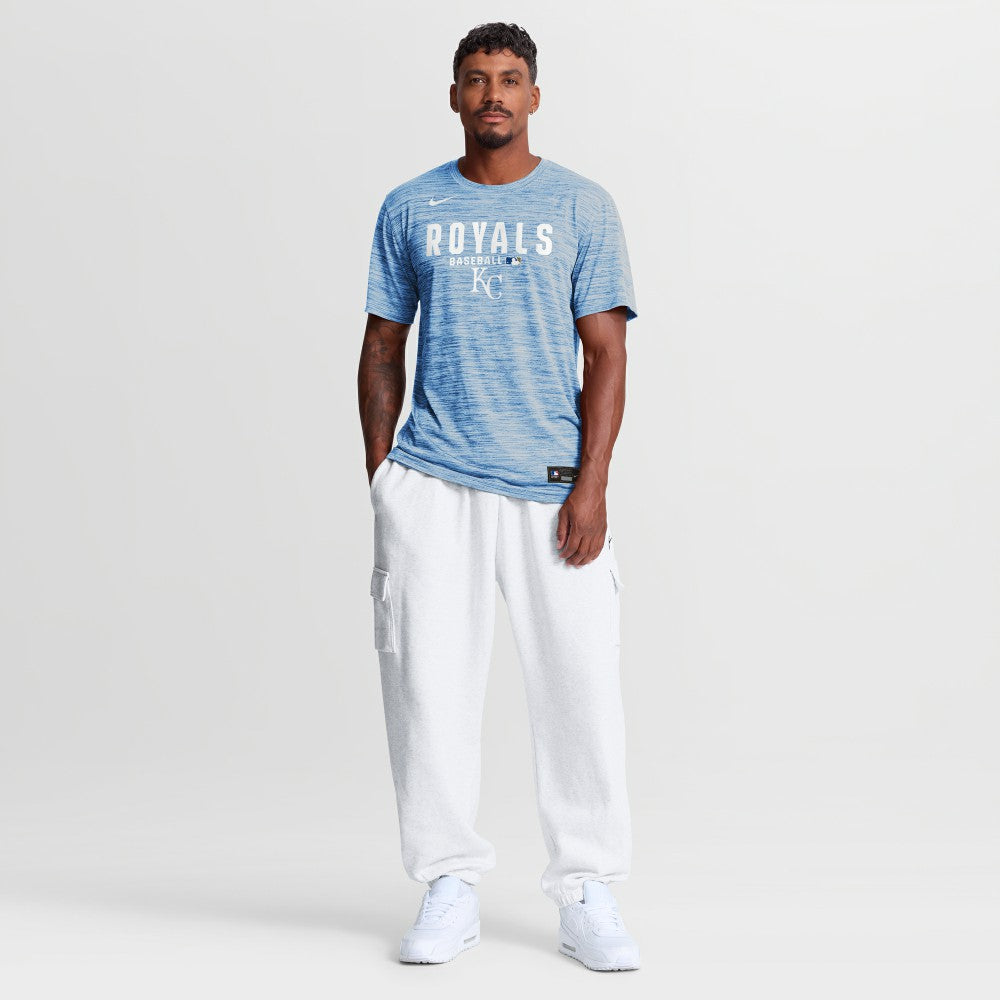 Kansas City Royals Authentic Collection Velocity Dri-FIT T-Shirt - Light Blue | Nike