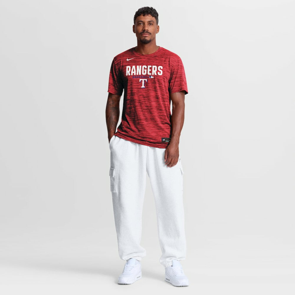 Texas Rangers Authentic Collection Velocity Dri-FIT T-Shirt - Red | Nike