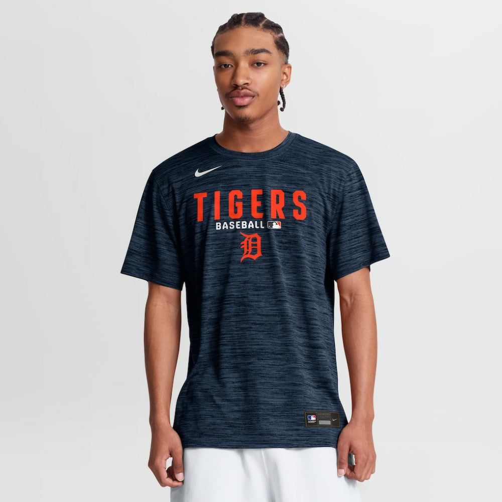 Detroit Tigers Authentic Collection Velocity Dri-FIT T-Shirt - Navy | Nike