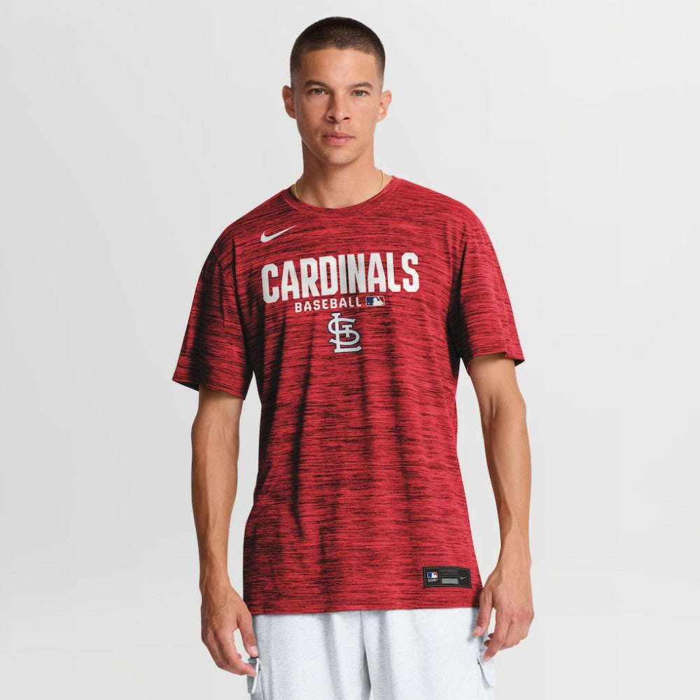 St. Louis Cardinals Authentic Collection Velocity Dri-FIT T-Shirt - Red | Nike