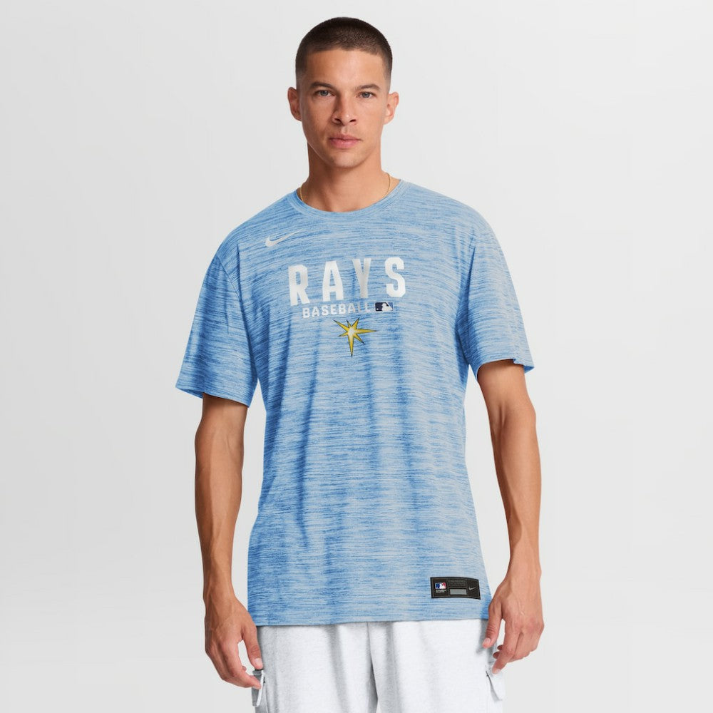 Tampa Bay Rays Authentic Collection Velocity Dri-FIT T-Shirt - Light Blue | Nike