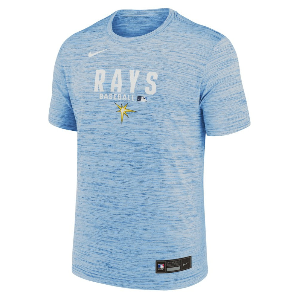 Tampa Bay Rays Authentic Collection Velocity Dri-FIT T-Shirt - Light Blue | Nike