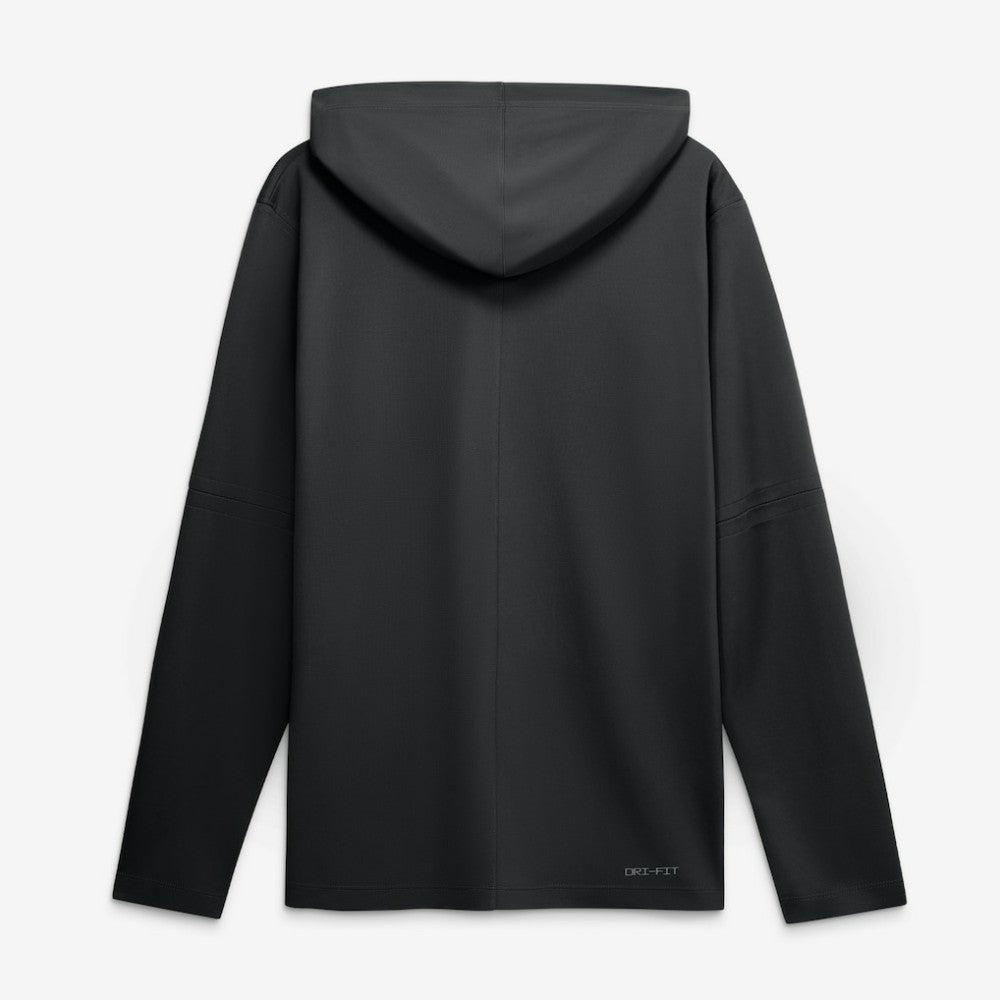 New York Mets Authentic Collection Dri-FIT Long Sleeve Hooded T-Shirt - Black | Nike