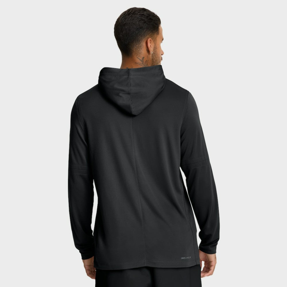 Colorado Rockies Authentic Collection Dri-FIT Long Sleeve Hooded T-Shirt - Black | Nike