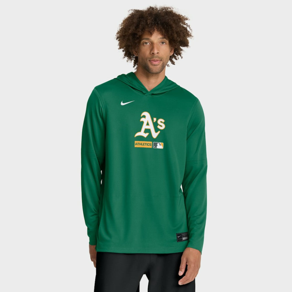 Athletics Authentic Collection Dri-FIT Long Sleeve Hooded T-Shirt - Kelly Green | Nike