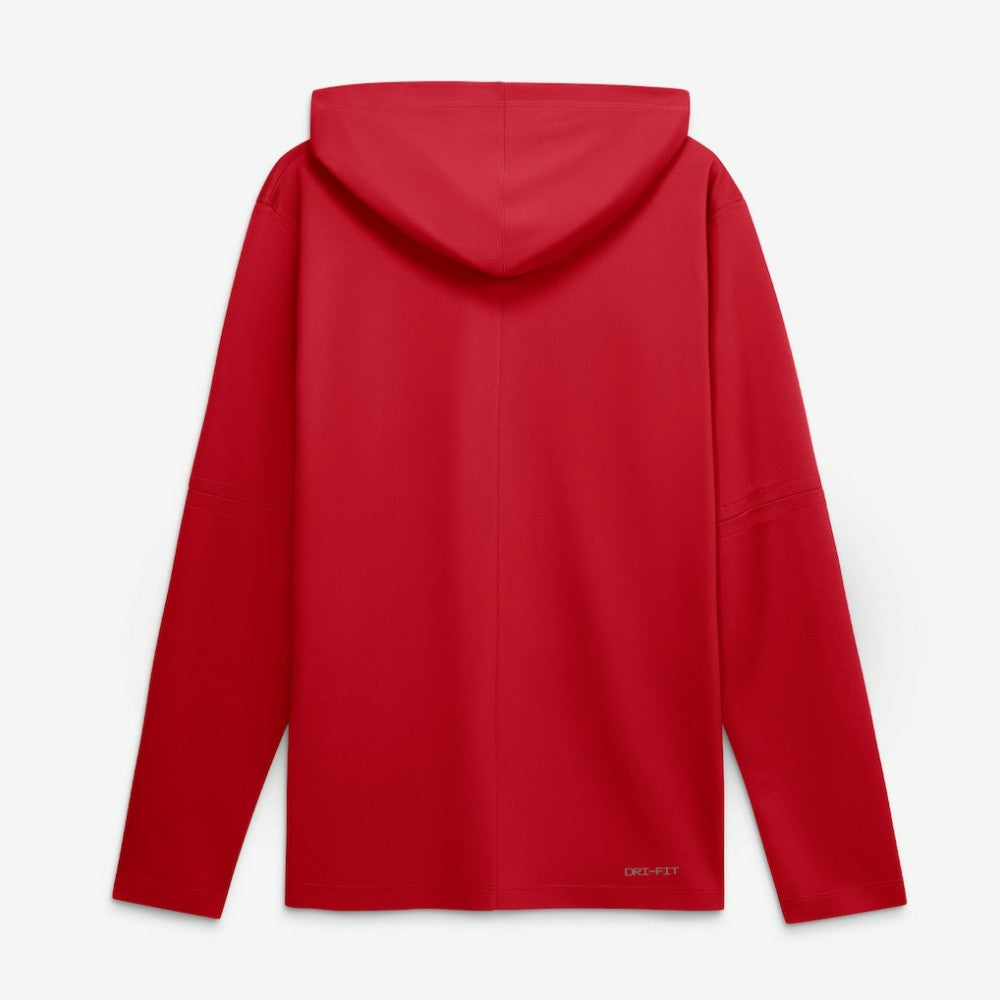 Philadelphia Phillies Authentic Collection Dri-FIT Long Sleeve Hooded T-Shirt - Red | Nike
