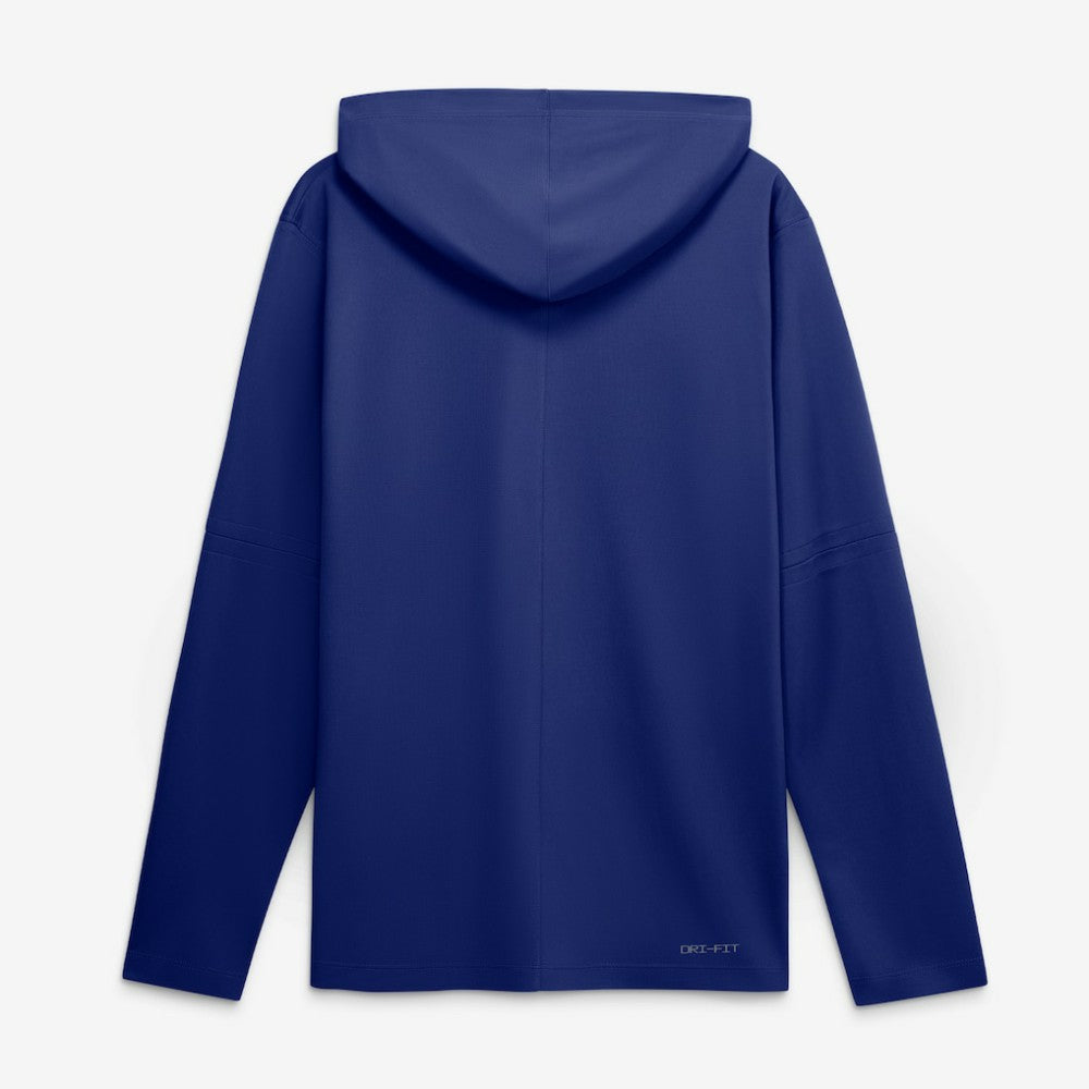 Texas Rangers Authentic Collection Dri-FIT Long Sleeve Hooded T-Shirt - Royal | Nike