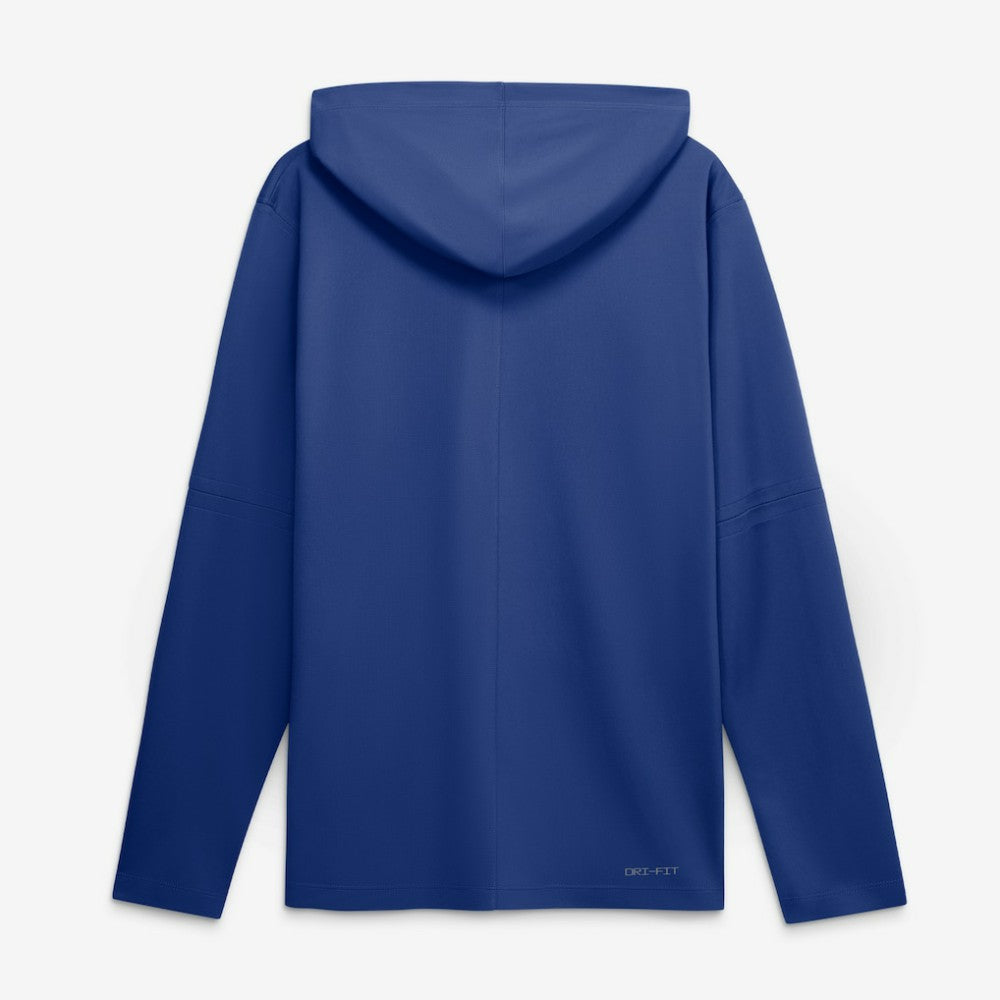 New York Mets Authentic Collection Dri-FIT Long Sleeve Hooded T-Shirt - Royal | Nike
