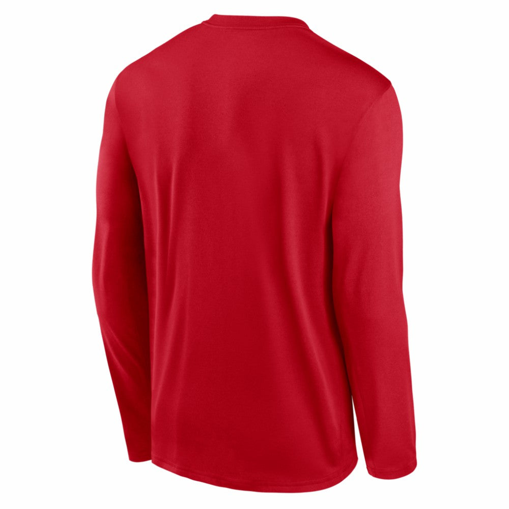 Los Angeles Angels Authentic Collection Legend Dri-FIT Long Sleeve T-Shirt - Red | Nike