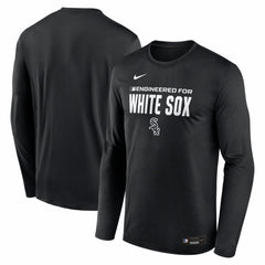 Chicago White Sox Authentic Collection Legend Dri-FIT Long Sleeve T-Shirt - Black | Nike