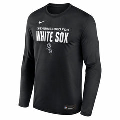 Chicago White Sox Authentic Collection Legend Dri-FIT Long Sleeve T-Shirt - Black | Nike