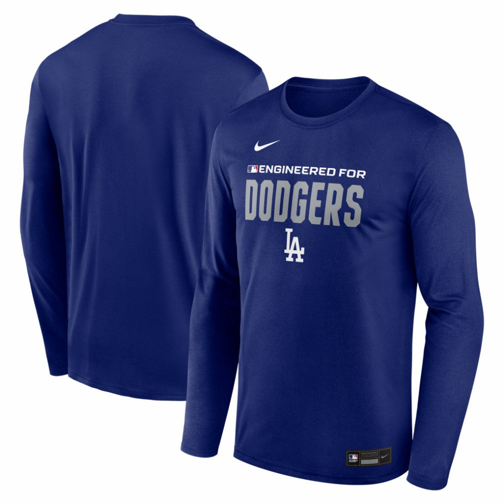 Los Angeles Dodgers Authentic Collection Legend Dri-FIT Long Sleeve T-Shirt - Royal | Nike