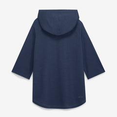 Milwaukee Brewers Authentic Collection Flux Dri-FIT Raglan 3/4-Sleeve Hooded T-Shirt - Gray | Nike