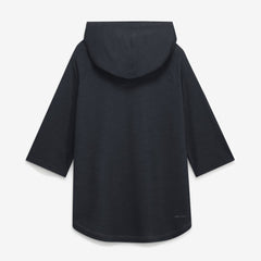 Cleveland Guardians Authentic Collection Flux Dri-FIT Raglan 3/4-Sleeve Hooded T-Shirt - Gray | Nike