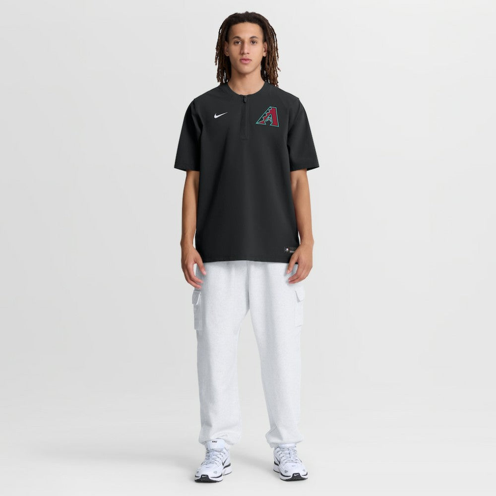 Arizona Diamondbacks Authentic Collection Dri-FIT Quarter-Zip Windshirt - Black | Nike