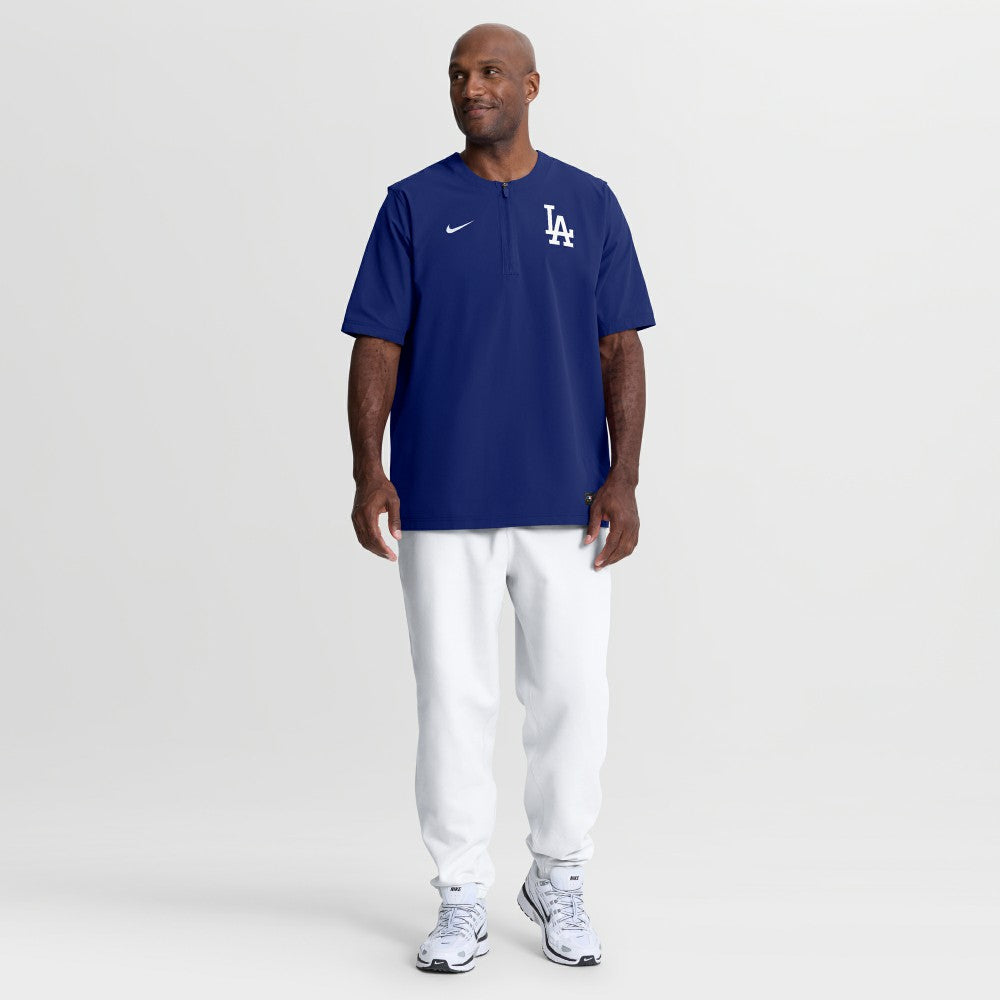 Los Angeles Dodgers Authentic Collection Dri-FIT Quarter-Zip Windshirt - Royal | Nike