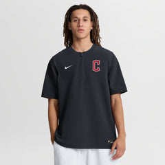Cleveland Guardians Authentic Collection Dri-FIT Quarter-Zip Windshirt - Navy | Nike