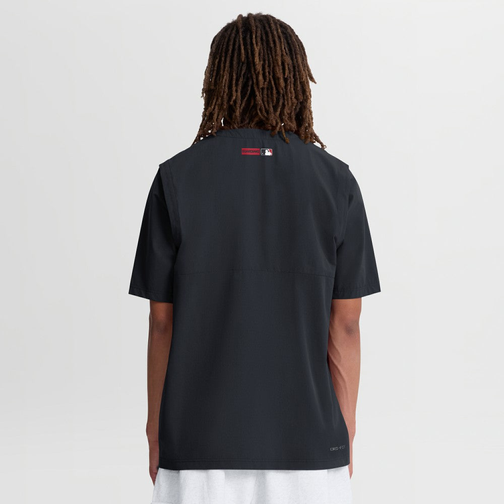 Cleveland Guardians Authentic Collection Dri-FIT Quarter-Zip Windshirt - Navy | Nike