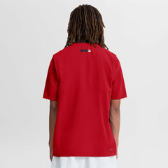 Cincinnati Reds Authentic Collection Dri-FIT Quarter-Zip Windshirt - Red | Nike