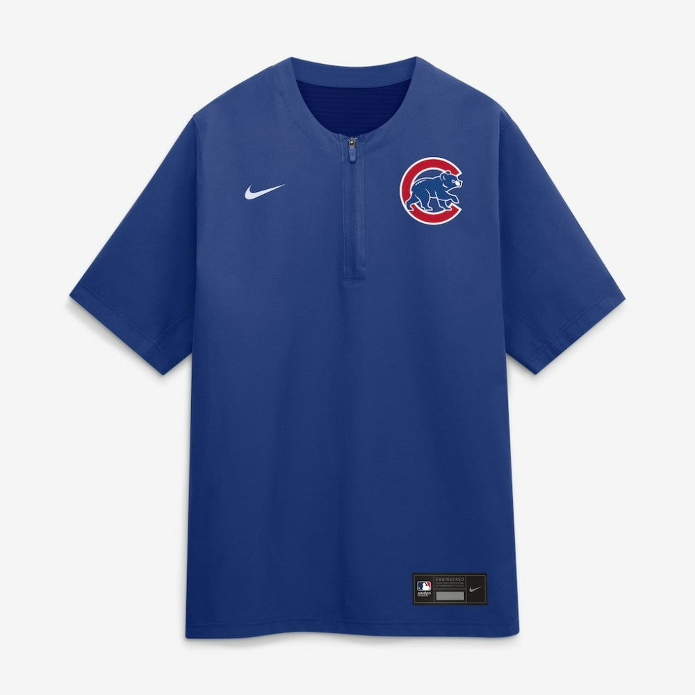 Chicago Cubs Authentic Collection Dri-FIT Quarter-Zip Windshirt - Royal | Nike