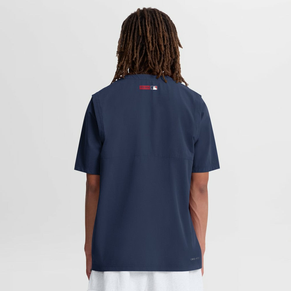 Boston Red Sox Authentic Collection Dri-FIT Quarter-Zip Windshirt - Navy | Nike