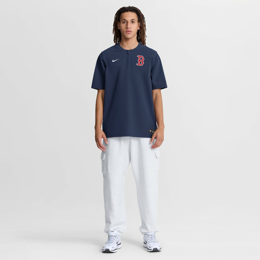 Boston Red Sox Authentic Collection Dri-FIT Quarter-Zip Windshirt - Navy | Nike