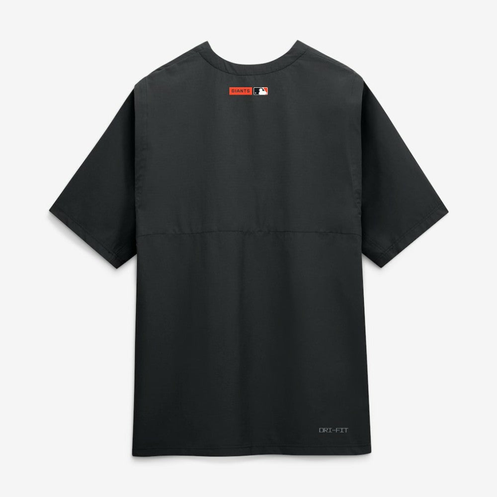 San Francisco Giants Authentic Collection Dri-FIT Quarter-Zip Windshirt - Black | Nike