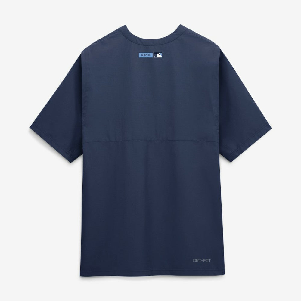 Tampa Bay Rays Authentic Collection Dri-FIT Quarter-Zip Windshirt - Navy | Nike