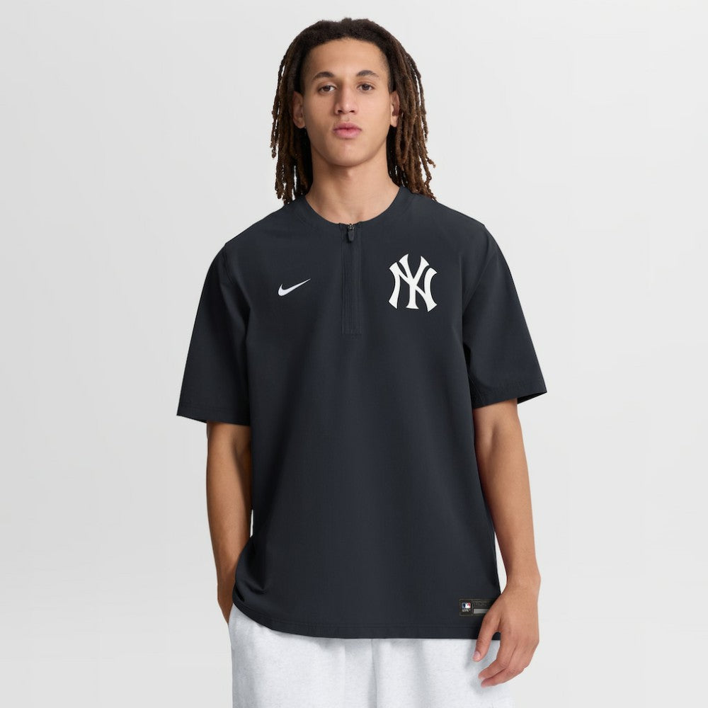 New York Yankees Authentic Collection Dri-FIT Quarter-Zip Windshirt - Navy | Nike