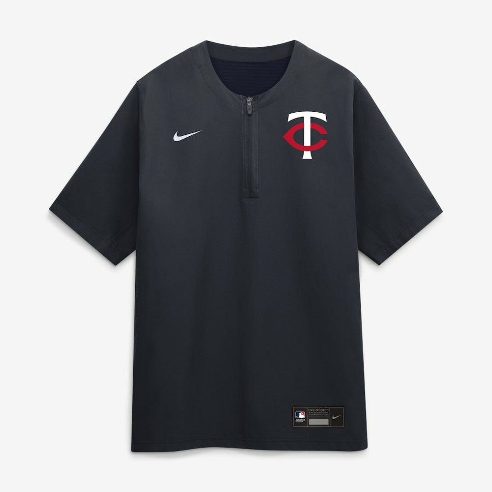 Minnesota Twins Authentic Collection Dri-FIT Quarter-Zip Windshirt - Navy | Nike