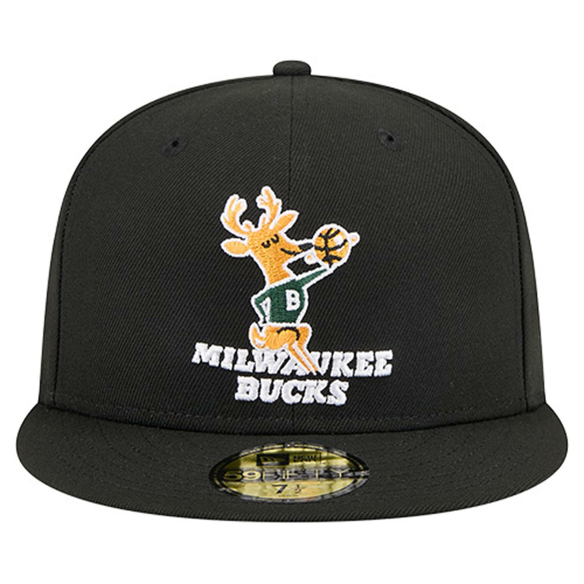 Milwaukee Bucks Core Logo 59FIFTY Fitted Hat - Black | New Era sale