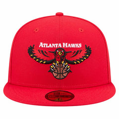 Atlanta Hawks Core Logo 59FIFTY Fitted Hat - Red | New Era shop