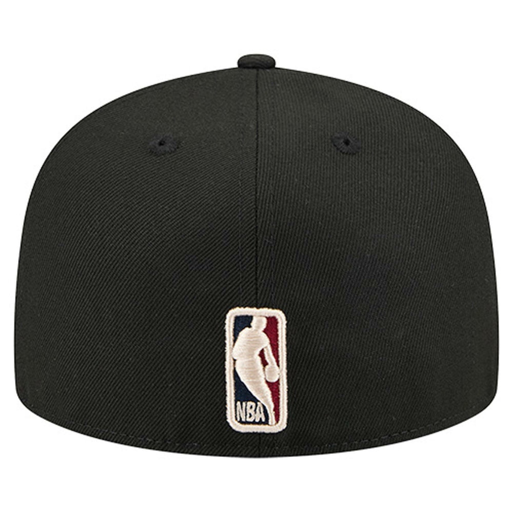 Miami Heat Core Logo 59FIFTY Fitted Hat - Black | New Era on sale