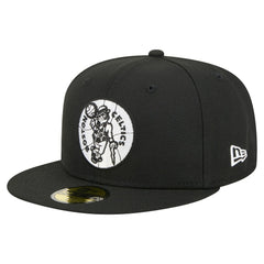 Boston Celtics 59FIFTY Fitted Hat - Black | New Era outlet