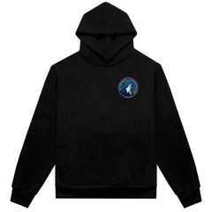 Minnesota Timberwolves Authmade Vintage Metal Premium Heavyweight Pullover Hoodie - Black discount