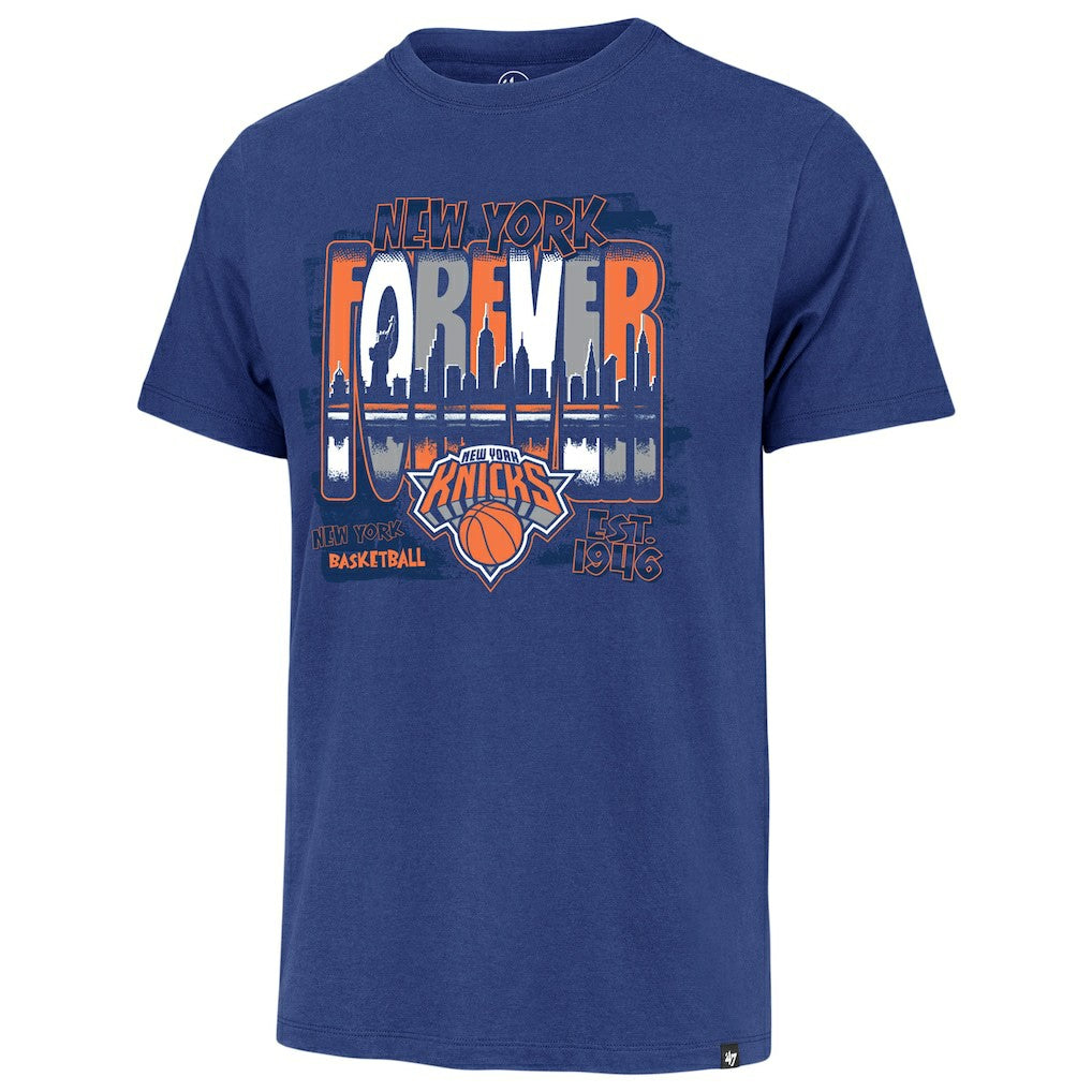 New York Knicks '47 Super Regional Franklin T-Shirt - Blue | 47 brand on sale
