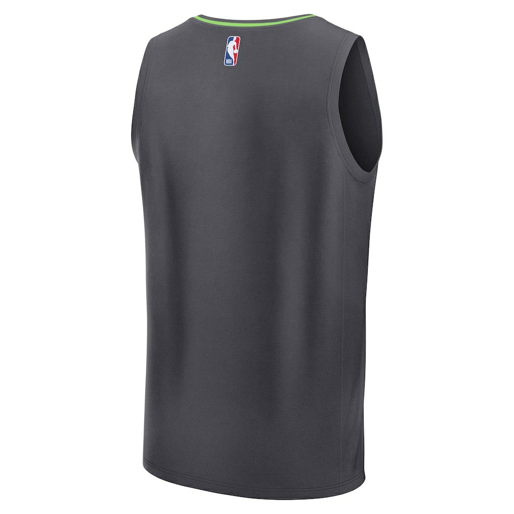 Minnesota Timberwolves Fastbreak Custom Jersey - Statement Edition - Anthracite | Fanatics sale
