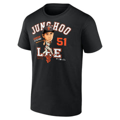 Jung Hoo Lee San Francisco Giants Hometown Caricature T-Shirt - Black