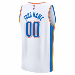 Oklahoma City Thunder Fast Break Custom Jersey - Association Edition - White | Fanatics sale