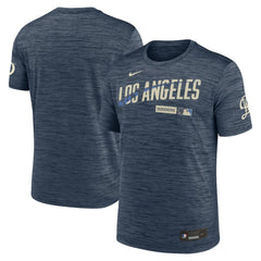 Los Angeles Dodgers Authentic Collection City Connect Velocity Dri-FIT T-Shirt - Navy | Nike