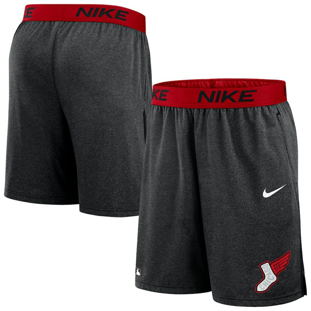 Chicago White Sox Authentic Collection City Connect Dri-FIT Knit Shorts - Black | Nike