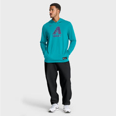 Arizona Diamondbacks City Connect Dri-FIT Long Sleeve Hooded T-Shirt - Aqua | Nike