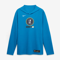 Philadelphia Phillies City Connect Dri-FIT Long Sleeve Hooded T-Shirt - Blue | Nike