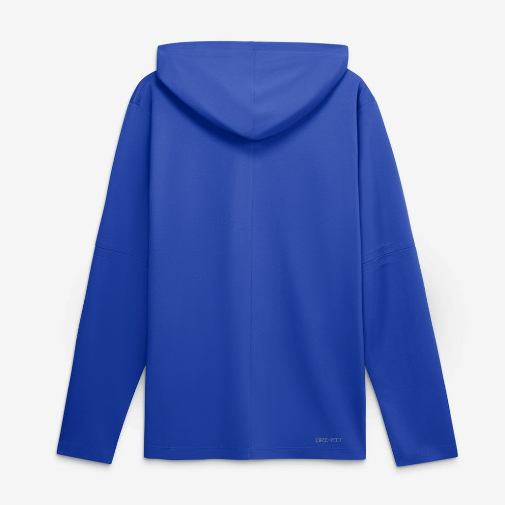 Detroit Tigers City Connect Dri-FIT Long Sleeve Hooded T-Shirt - Royal | Nike