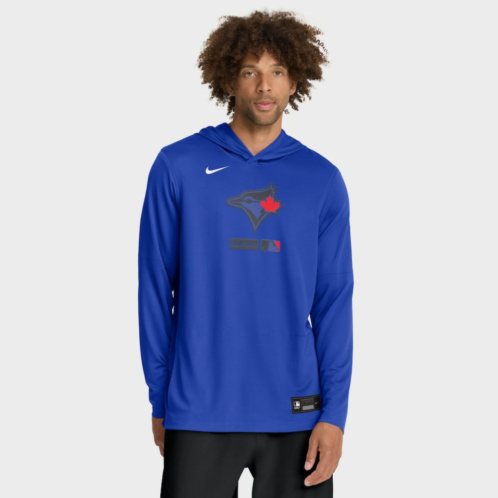 Toronto Blue Jays City Connect Dri-FIT Long Sleeve Hooded T-Shirt - Royal | Nike